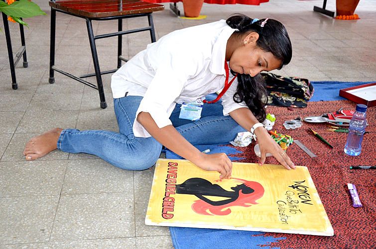 Poster competition in Youth Festival 2013